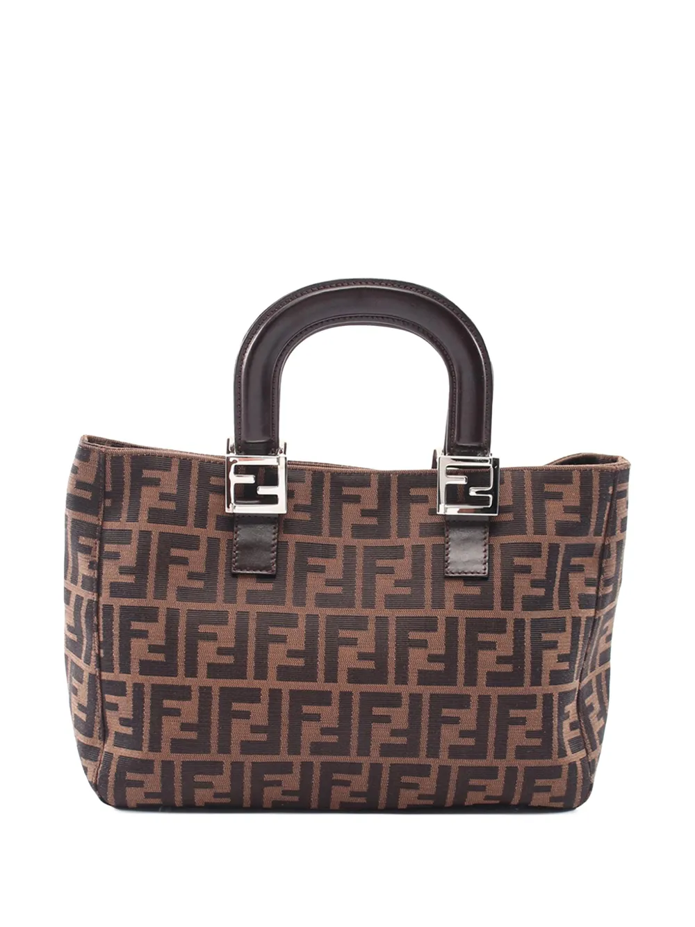 Fendi Pre-Owned 2000-2010 pre-ownedUmhängetasche mit Zucchino-Muster - Braun