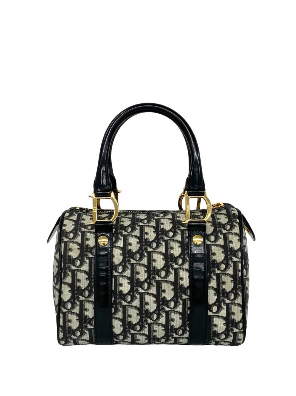 Christian Dior Pre-Owned 2000-2010 Mini Diorissimo Trotter Canvas boston bag - Nero