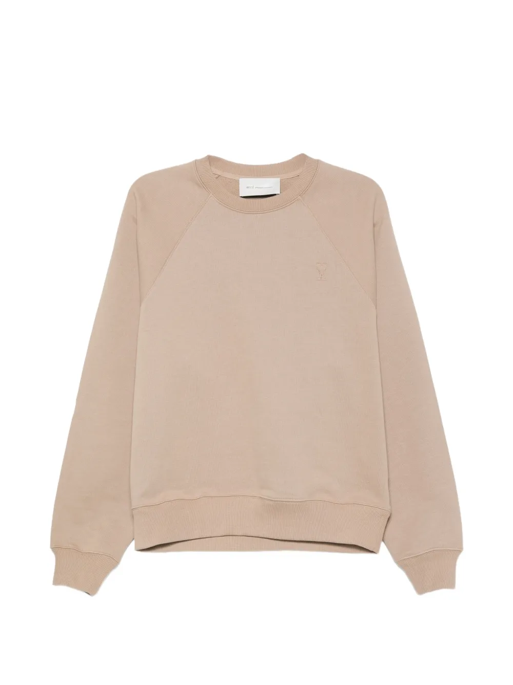 AMI Paris Ami de Coeur raglan-sleeve sweater - Toni neutri