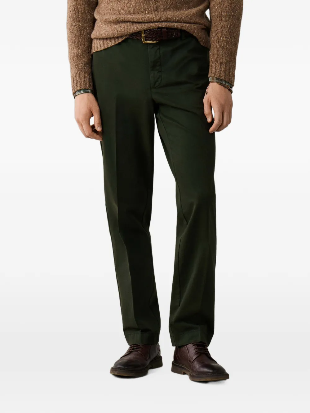 Hackett London Sanderson chino met getailleerde pasvorm Groen