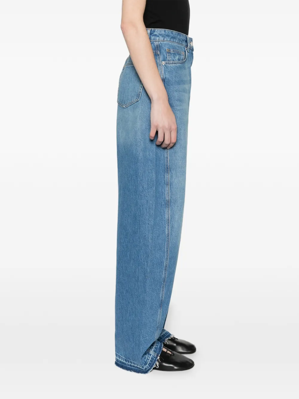 Givenchy cocoon denim tapered jeans light blue Blauw