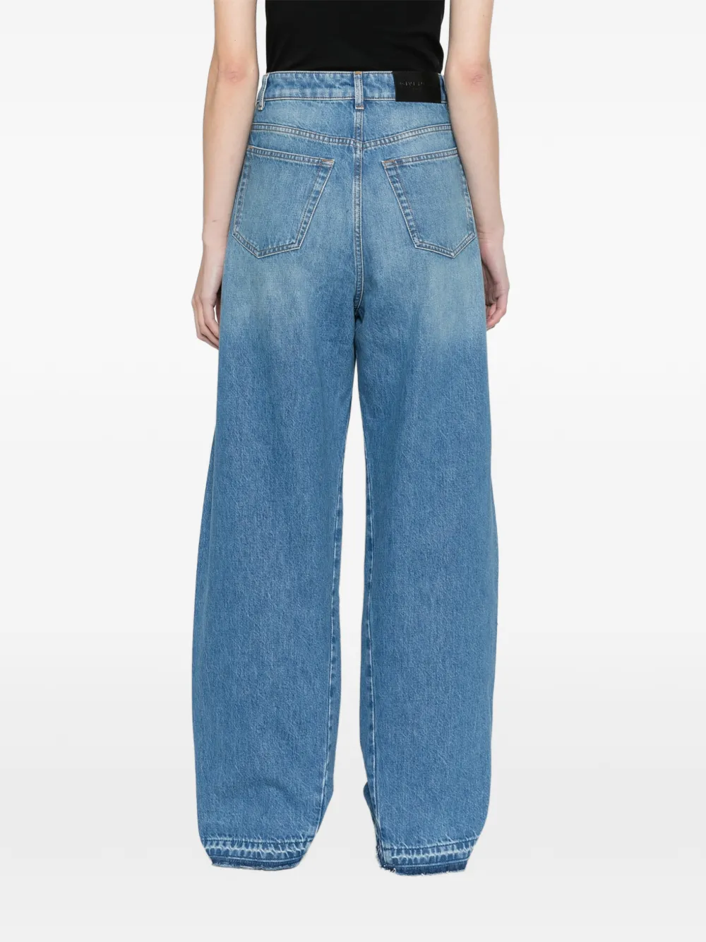 Givenchy cocoon denim tapered jeans light blue Blauw