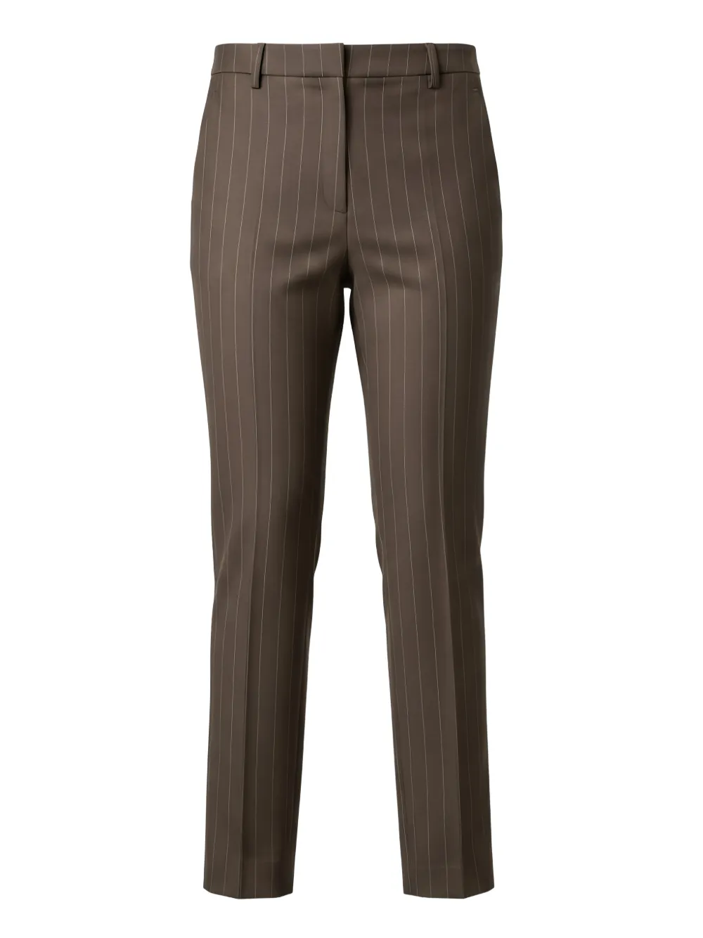 Rundholz Black Label Pantalon met krijtstreep Bruin