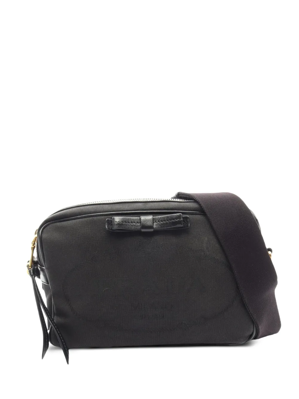 Prada Pre-Owned 2000s bow-detail shoulder bag - Nero