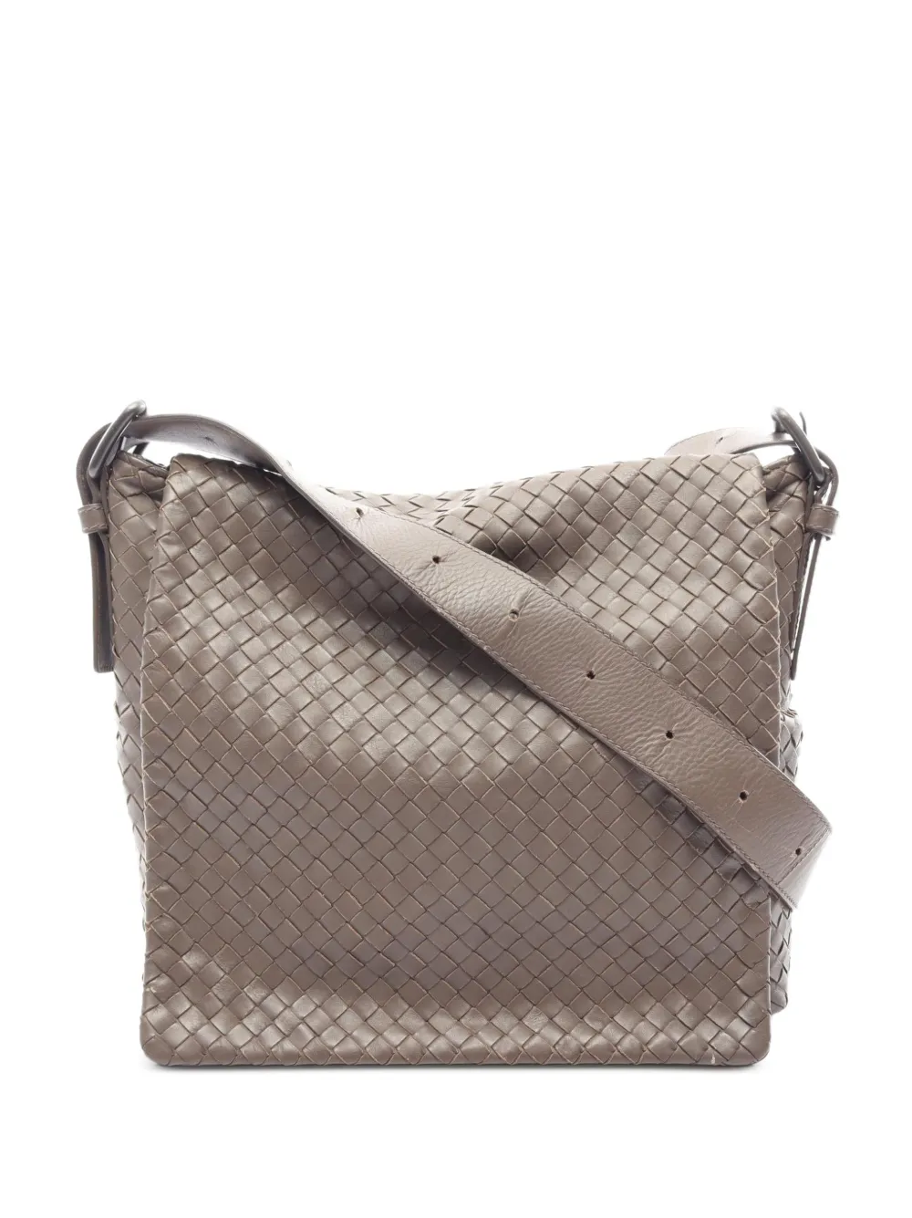 Bottega Veneta Pre-Owned 2000 Intrecciato Kuriertasche - Grau