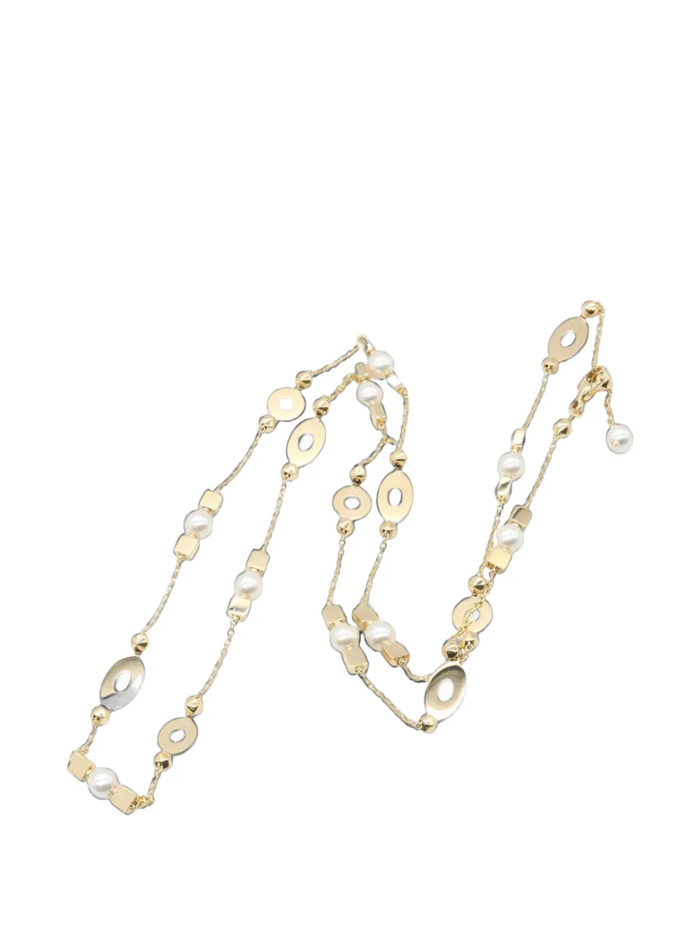 Bvlgari Pre-Owned 2010s Lucia pearl necklace - Oro