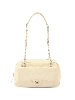 CHANEL Pre-Owned キルティング バニティバッグ | ホワイト | FARFETCH JP