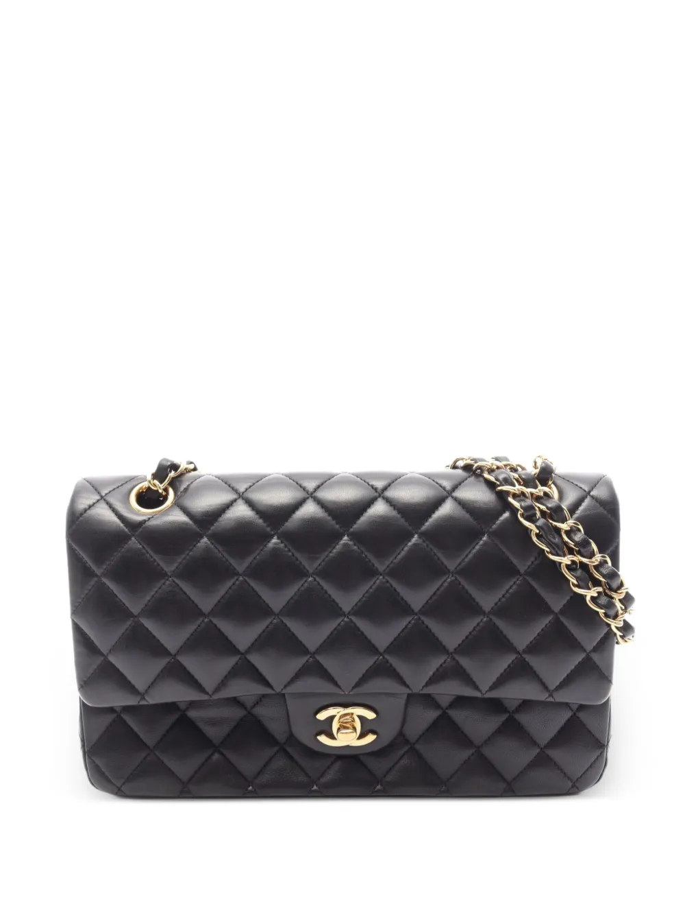 CHANEL Pre-Owned 2014 Matelassé Double Flap shoulder bag - Nero
