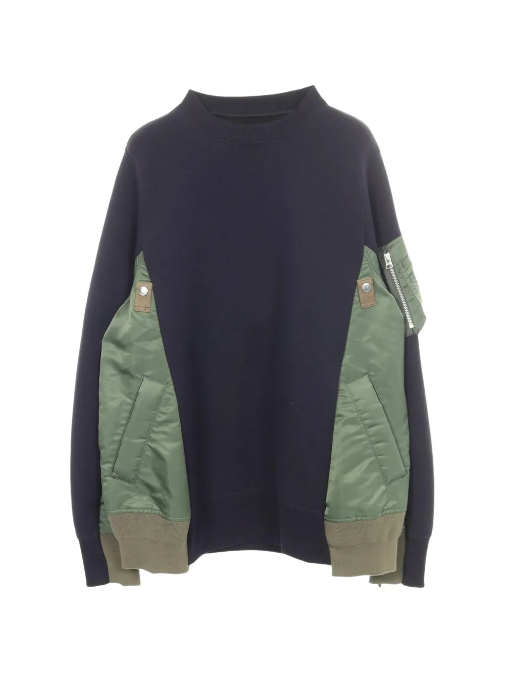 Pre-owned Sacai 2010s Docking Sweater In Blue
