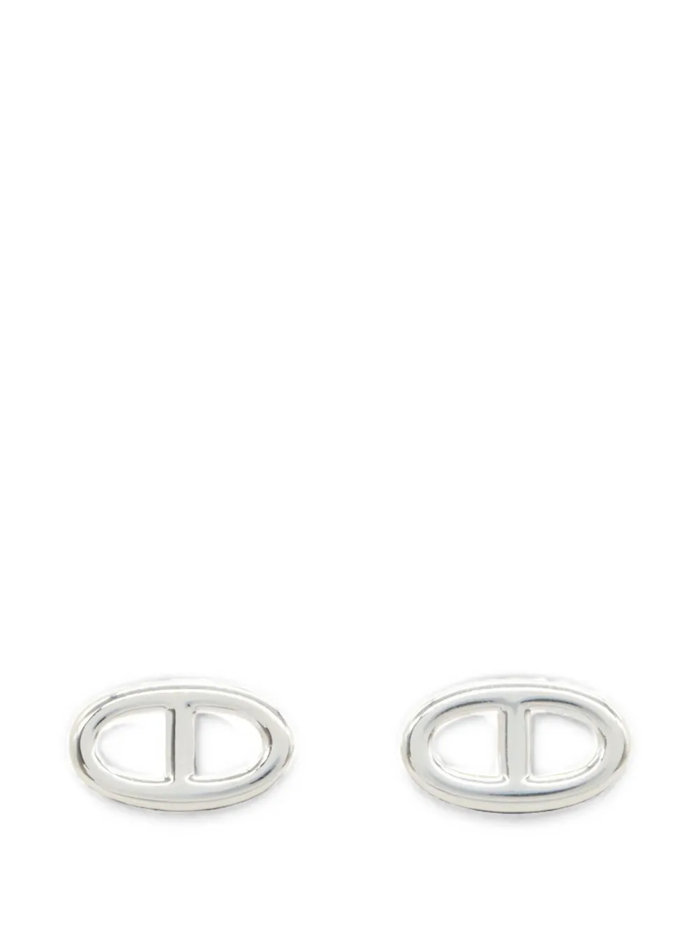 Hermès Pre-Owned boucles d'oreilles Chaine d'ancre (années 2020) - Argent