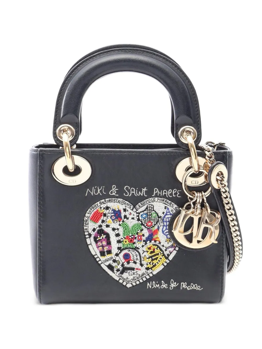 Christian Dior Pre-Owned x Niki de Saint Phalle 2000s Lady Dior Mini-Tote Bag - Schwarz
