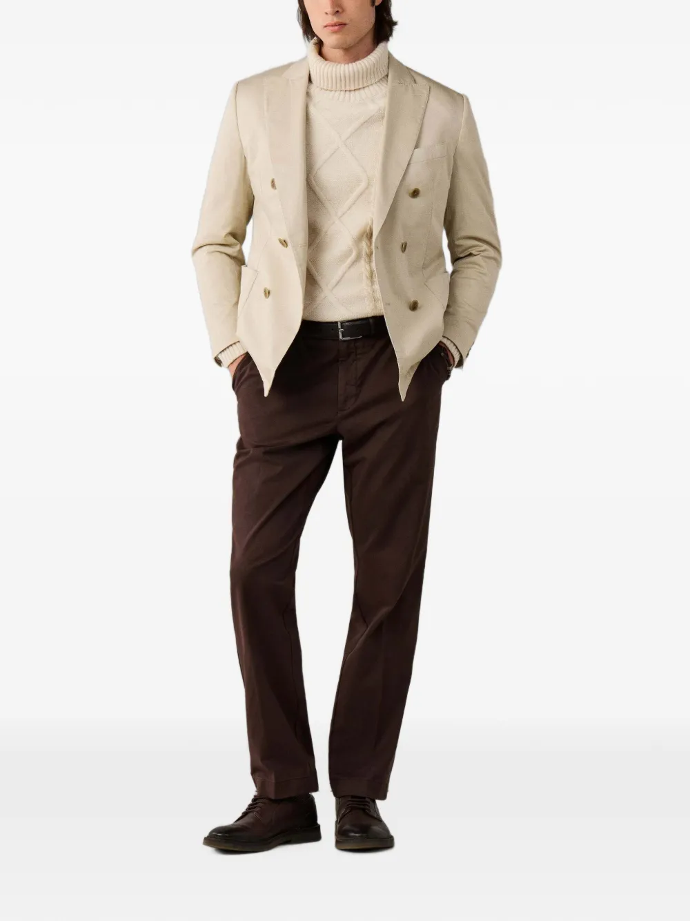 Hackett London Sanderson chino Bruin
