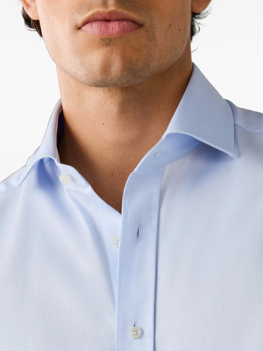 Hackett London tailored-fit Oxford shirt Blauw