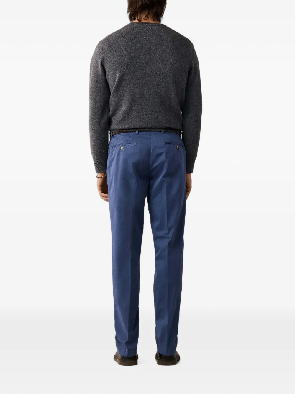 Hackett London Sanderson chino met getailleerde pasvorm Blauw