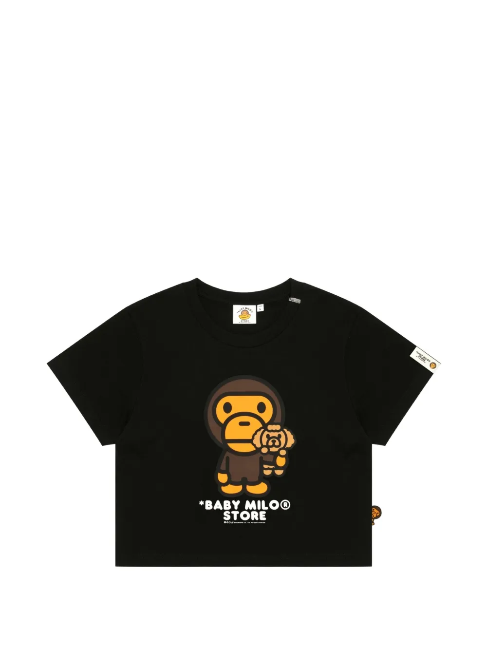 *BABY MILO® STORE BY *A BATHING APE® Baby Milo graphic-print cropped T-shirt · M