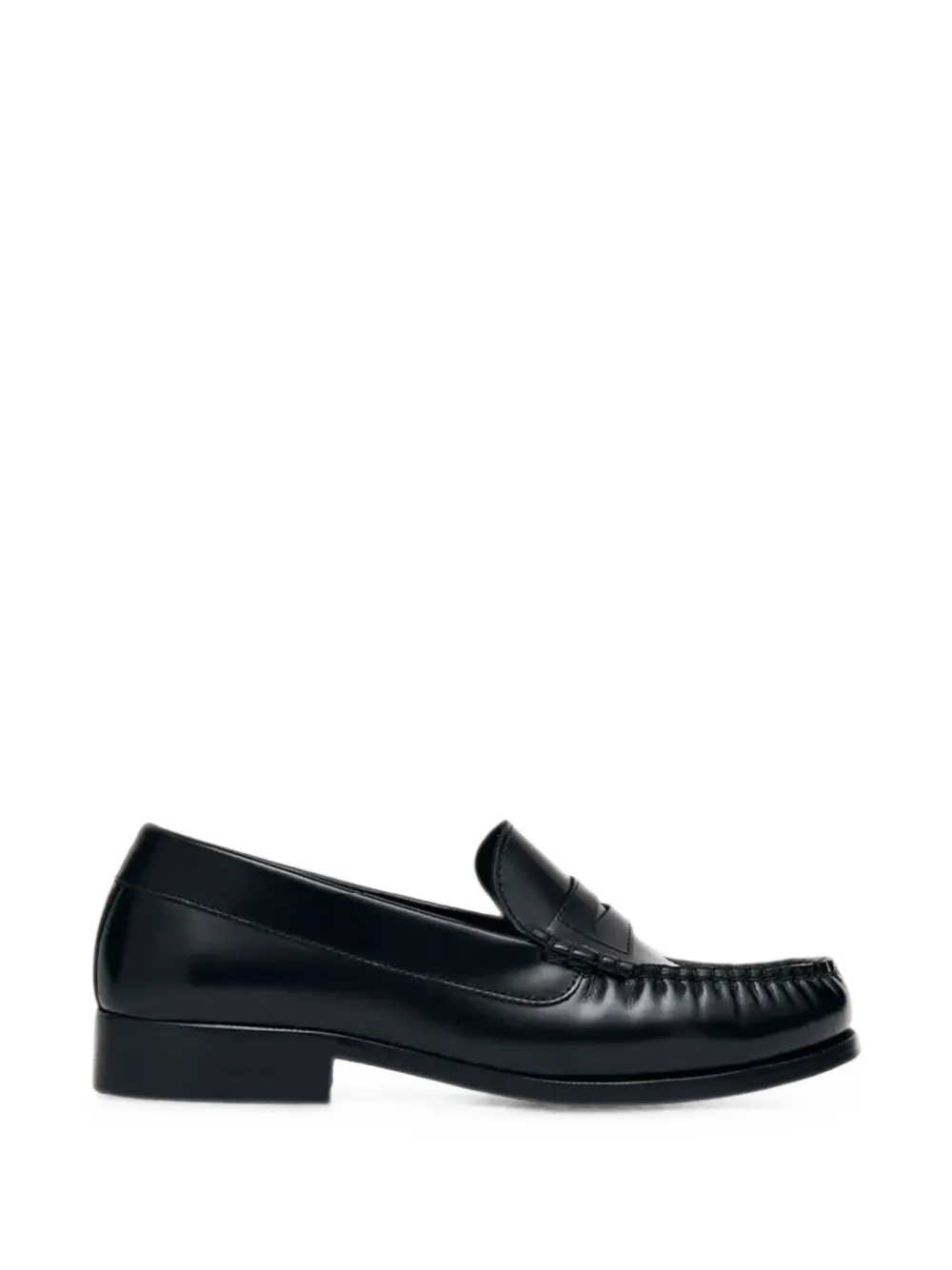ALOHAS penny leather loafers - Nero
