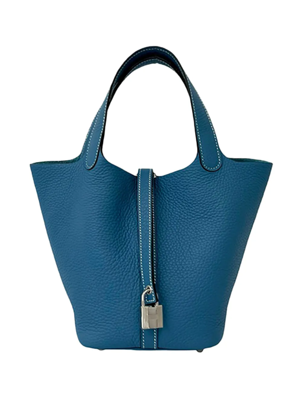 Hermès Pre-Owned 2015 Clemence Picotin Lock 18 handbag - Blu