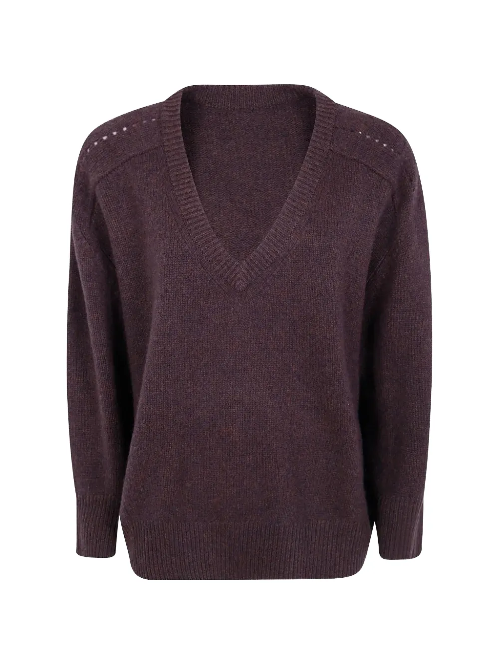 kujten Divee V-neck knitted sweater - Rouge kujten Divee V-neck knitted sweater - Rouge