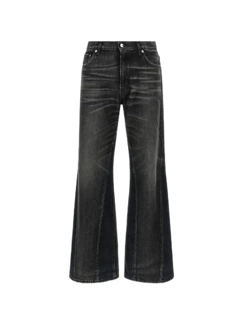 Haikure faded-effect panelled jeans