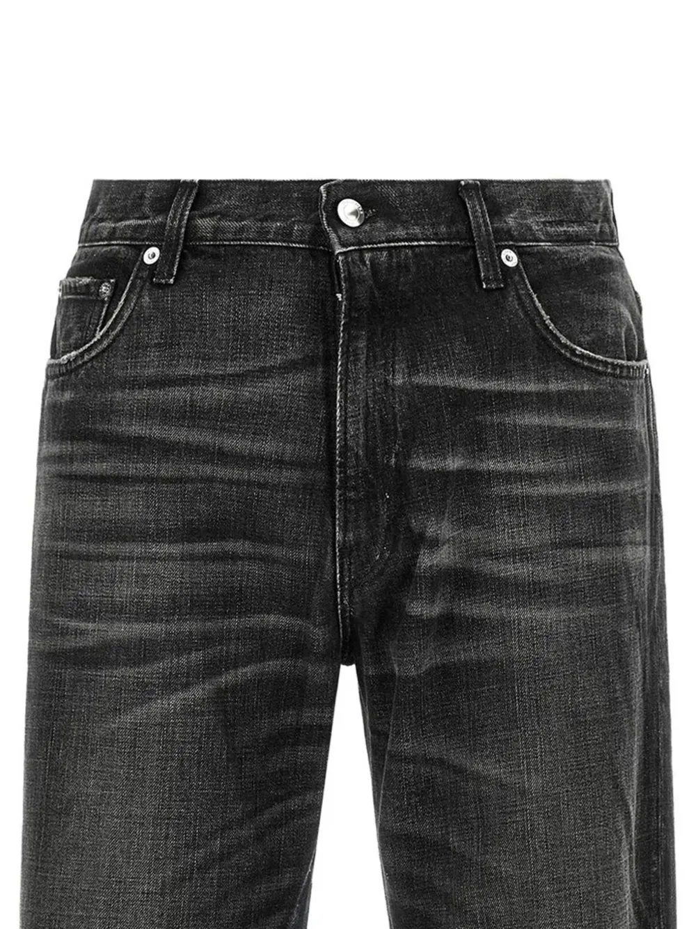Haikure Jeans met vlakken en vervaagd effect Zwart