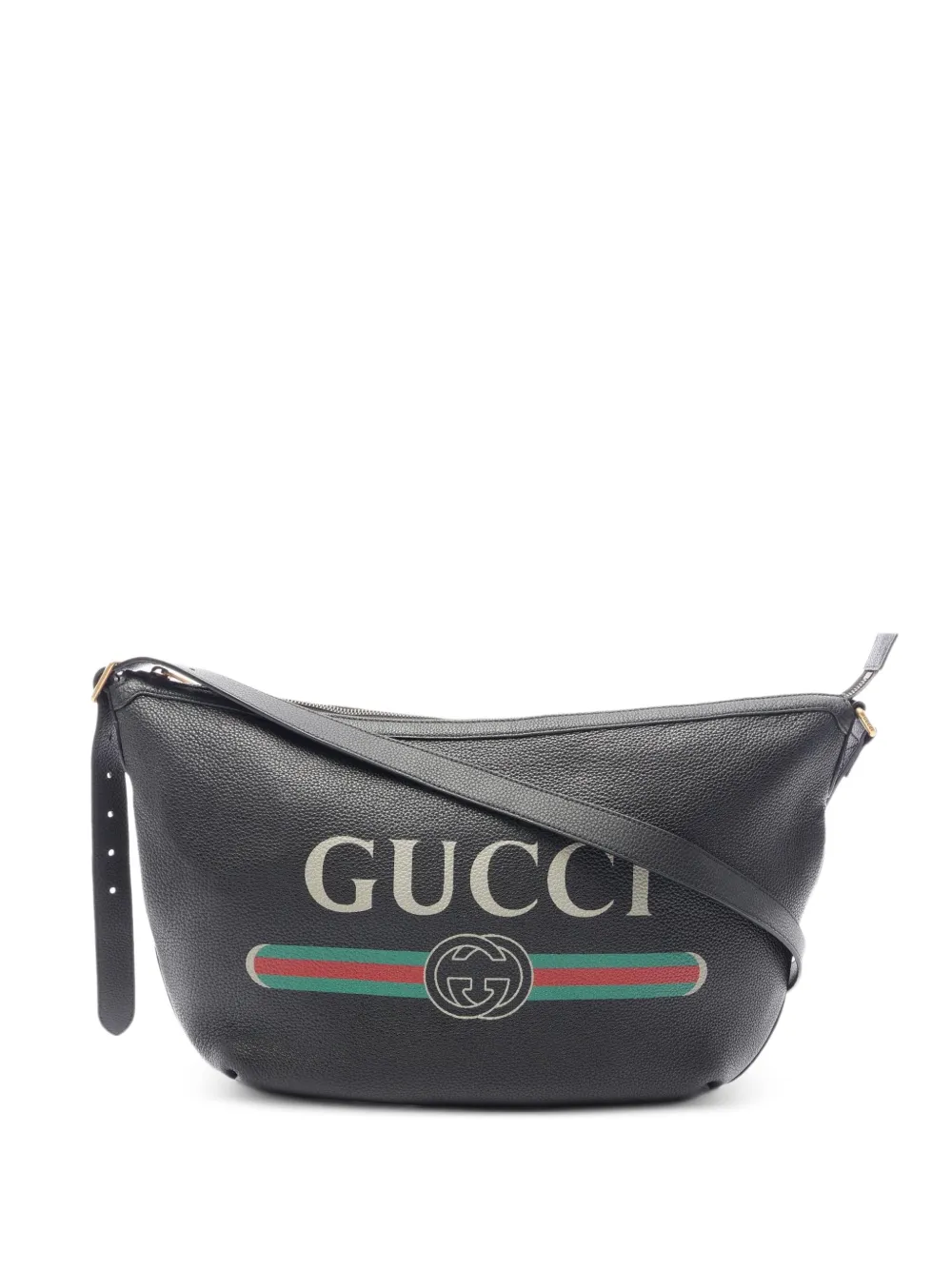 Gucci Pre-Owned 2010s leather shoulder bag - Nero