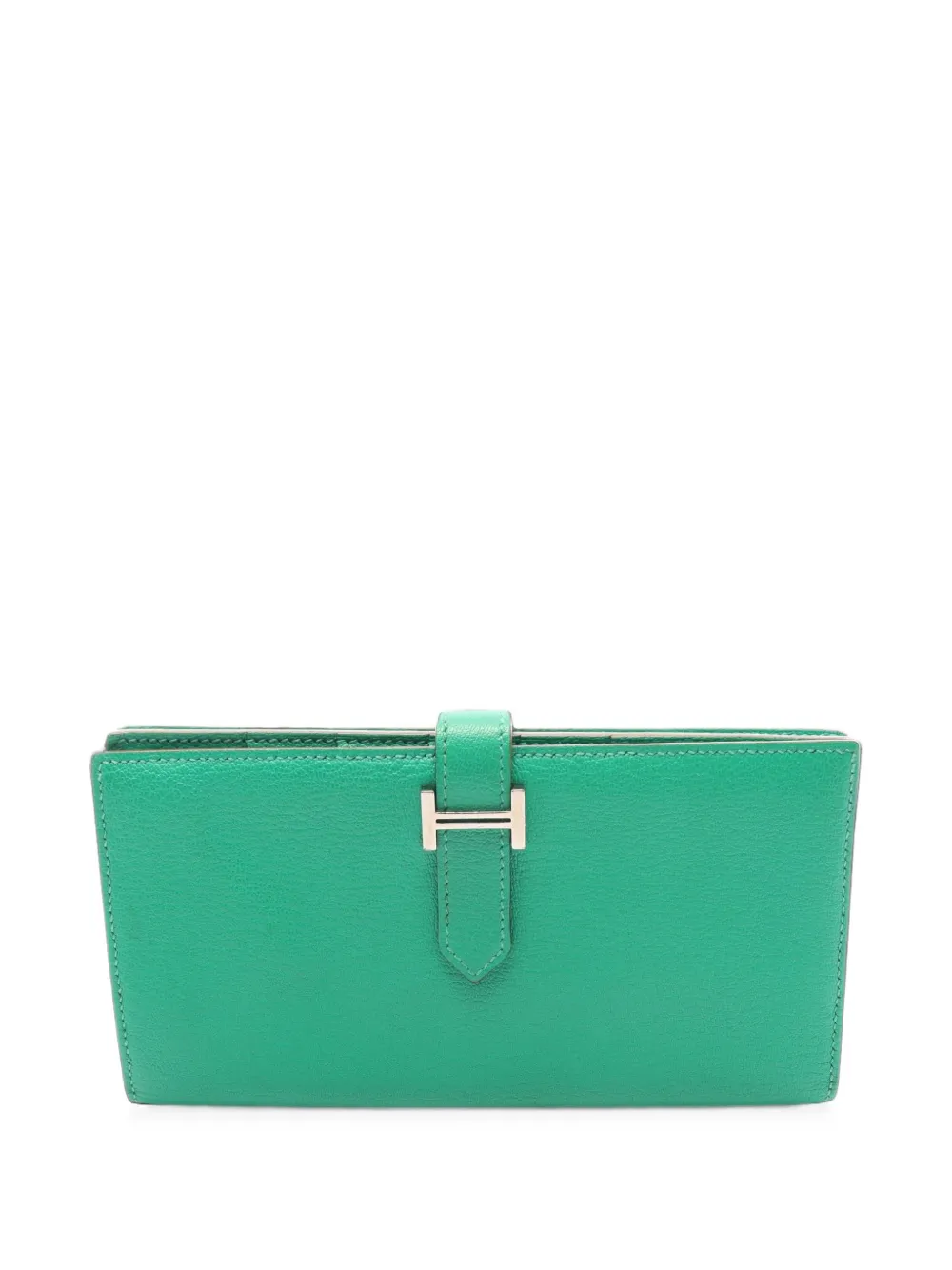 Hermès Pre-Owned 2015 längliches Béarn Soufflé Portemonnaie - Grün