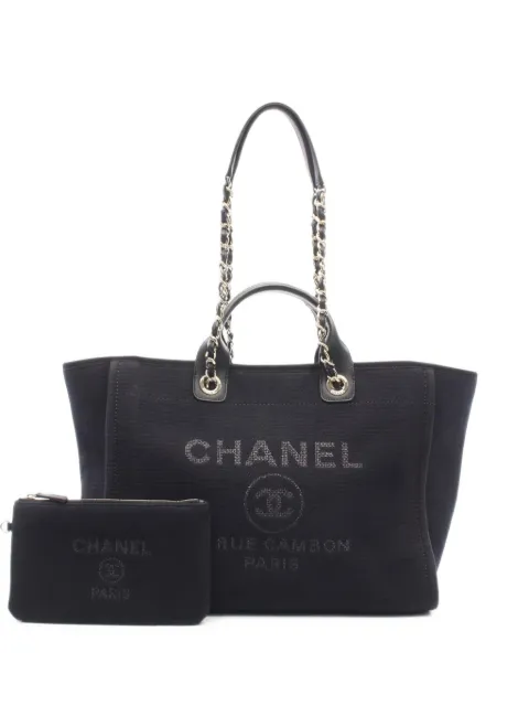 CHANEL Pre-Owned Deauville chain tote bag
