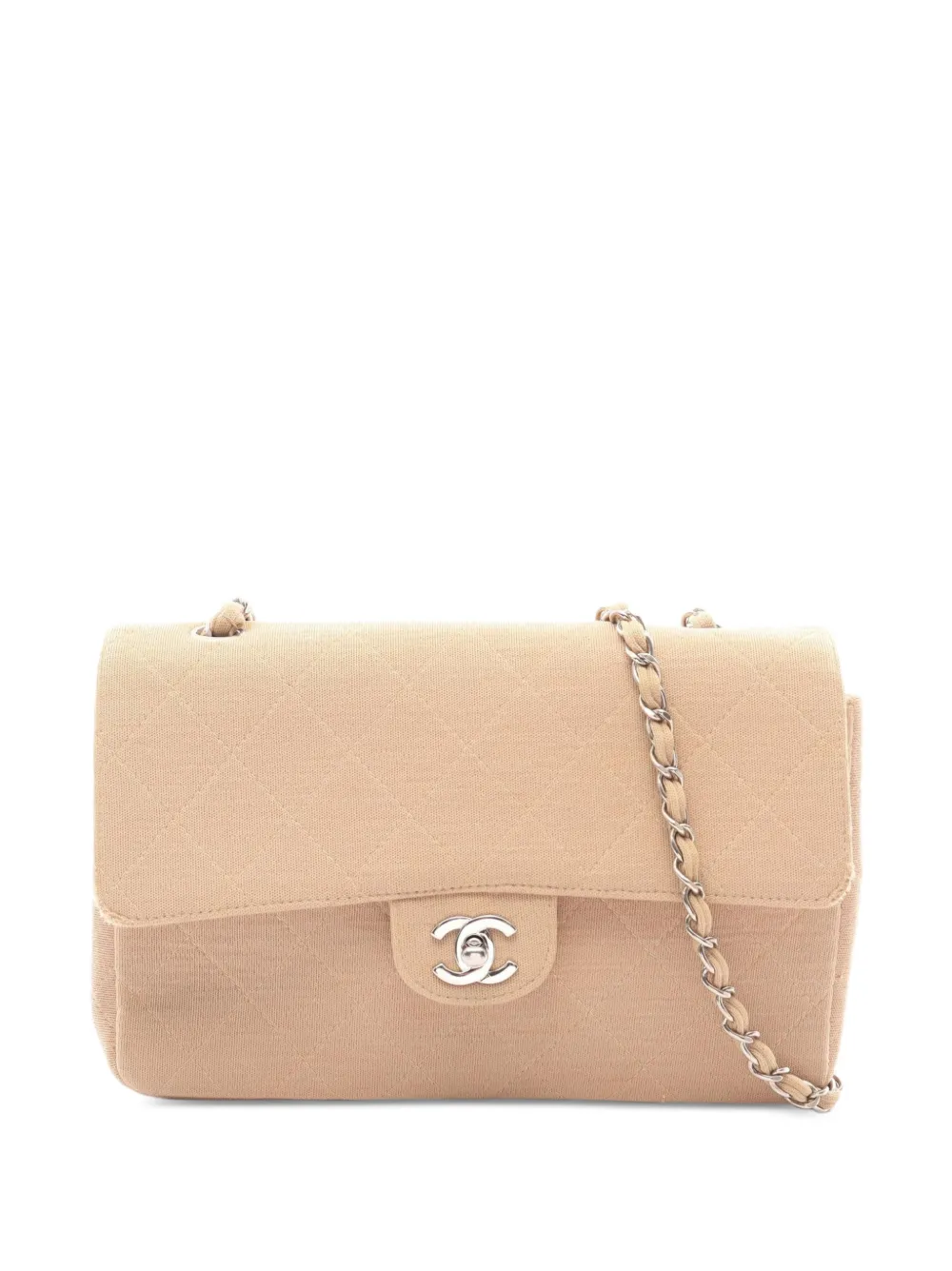 CHANEL Pre-Owned 1997-1999 diamond-quilted chain shoulder bag - Toni neutri