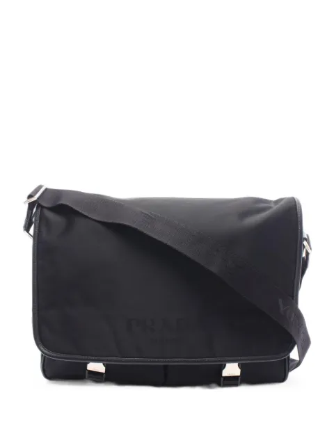Prada Pre-Owned 2000s buckled messenger bag