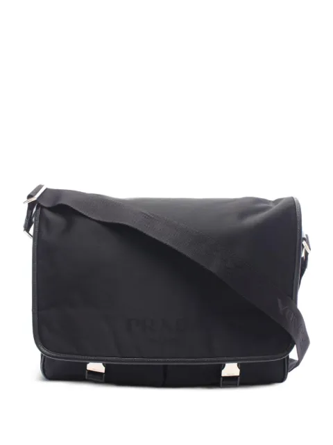 Prada Pre-Owned bolsa tipo mensajero con hebilla 2000