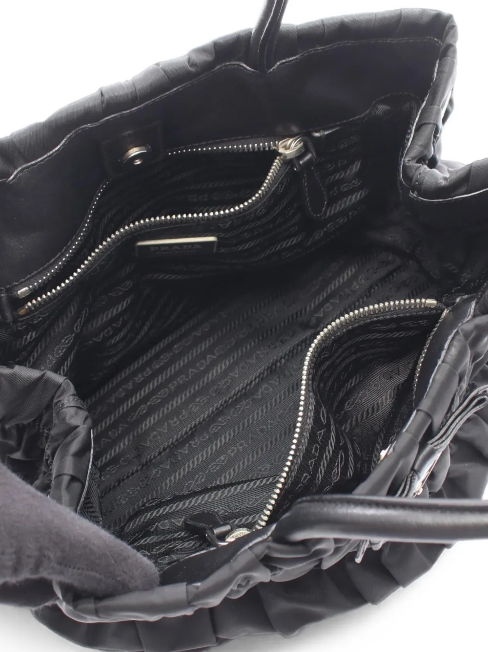 Prada Pre-Owned 2010s Tessuto Gaufre shopper Zwart