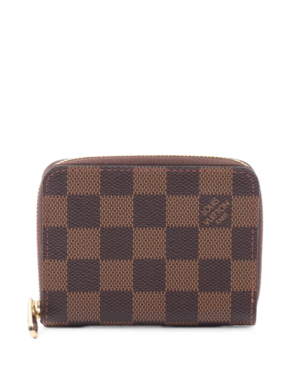 Louis Vuitton Pre-Owned 2018 Zippy Damier Ebene coin purse - Marrone