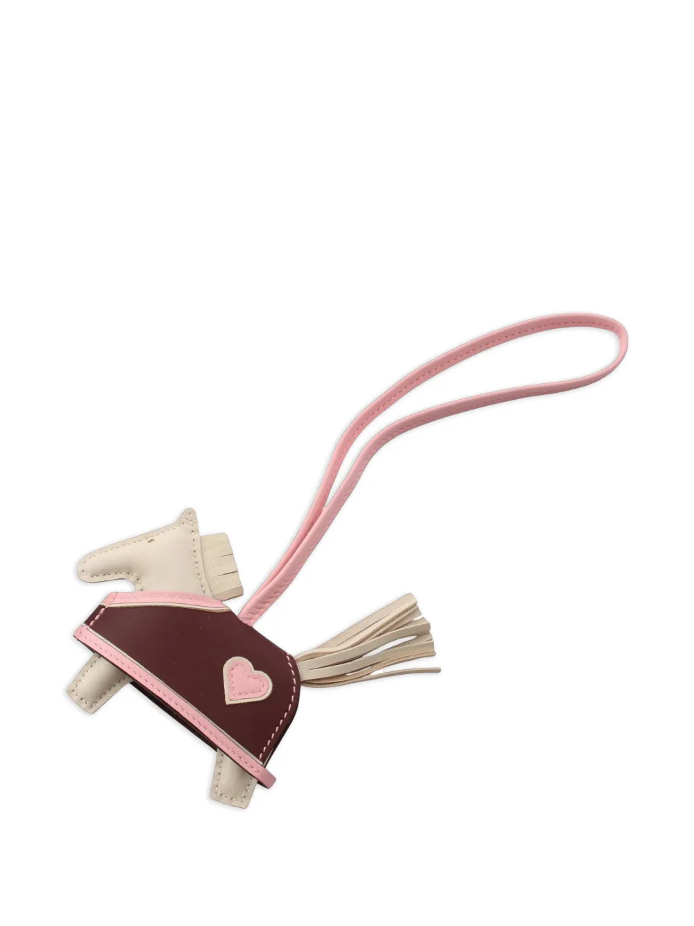 Hermès Pre-Owned PM Rodeo Coeur Taschenanhänger - Braun