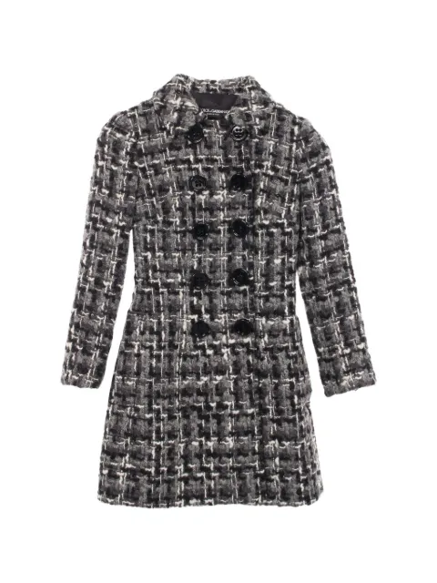 Dolce & Gabbana Pre-Owned 2010s double-breasted tweed coat