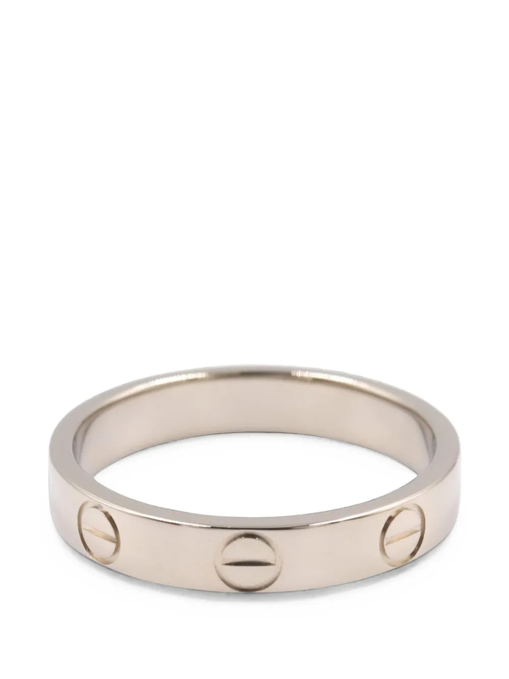 Cartier 2010s mini Love Ring - Silber