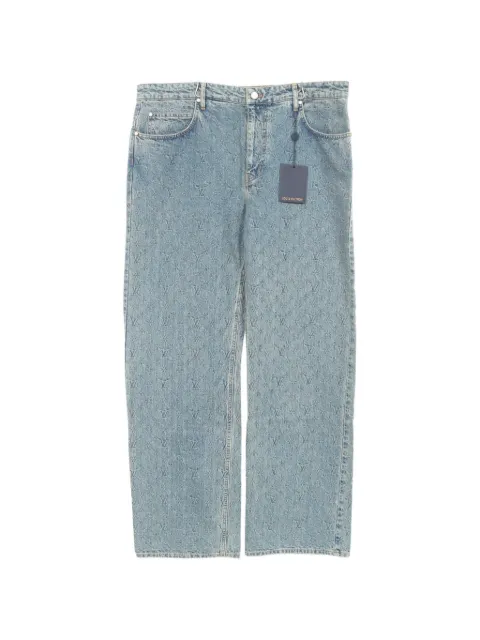 Louis Vuitton Pre-Owned 2020s Monogram straight-leg jeans