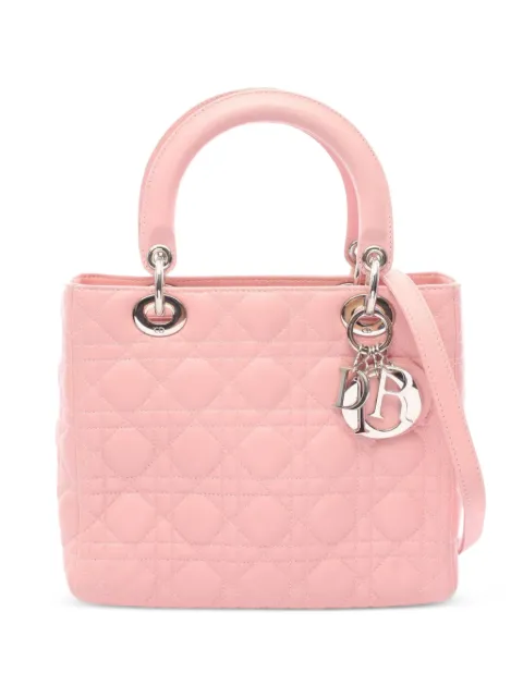 Christian Dior Pre-Owned tote Lady Dior Cannage mediana 2000