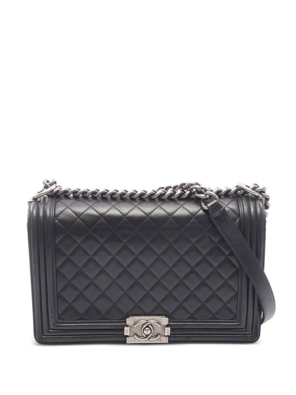 CHANEL Pre-Owned 2014-2015 large Boy Chanel shoulder bag - Nero
