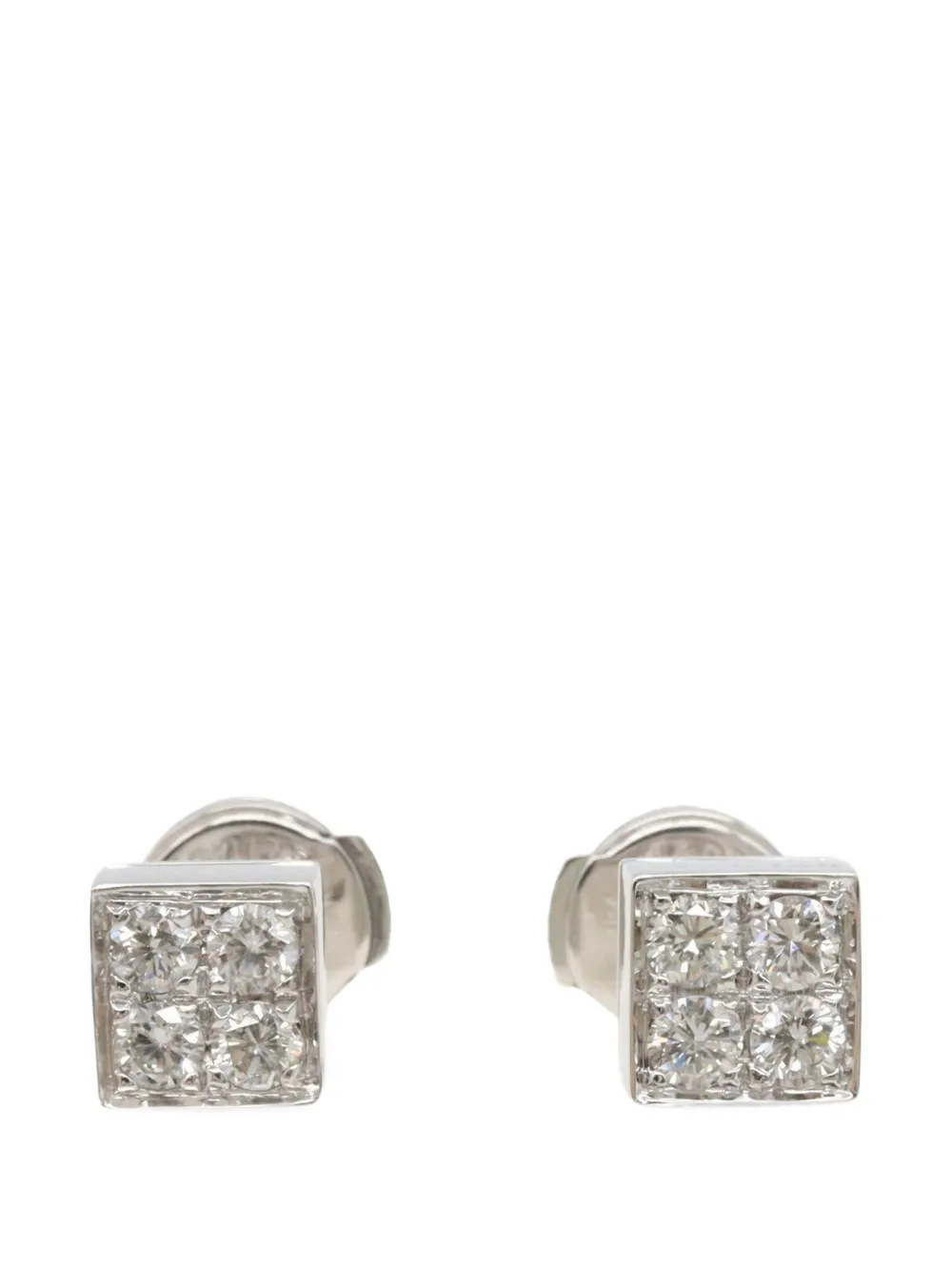 Bvlgari Pre-Owned 2010s Lucia Ohrringe mit Diamanten - Silber