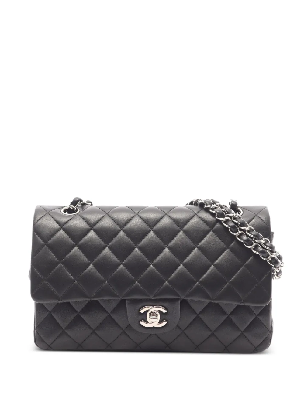 CHANEL Pre-Owned 2009-2010 Matelassé Double Flap shoulder bag - Nero