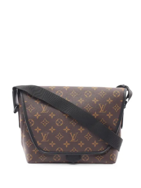 Louis Vuitton Pre-Owned mochila tipo mensajero Monogram Macassar Magnetic 2021