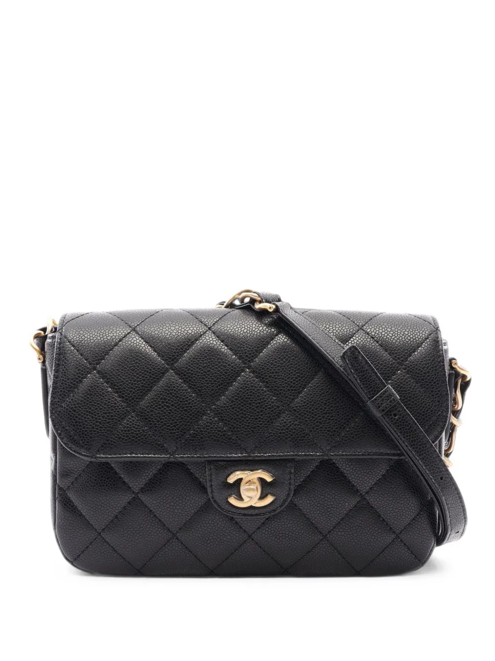 CHANEL Pre-Owned 2021 Flap quilted shoulder bag - Nero