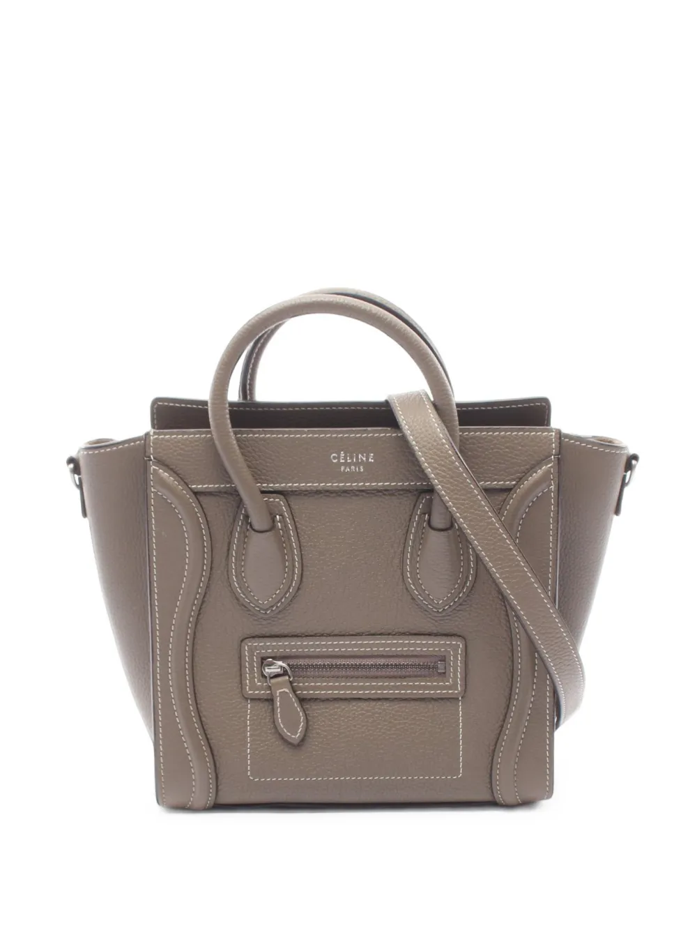 Celine Pre-Owned 2010s nano Luggage tote bag in Grey