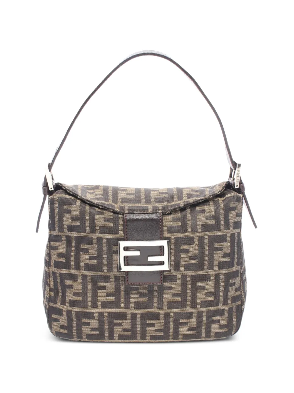 Fendi Pre-Owned 2000s Zucca shoulder bag - Brown