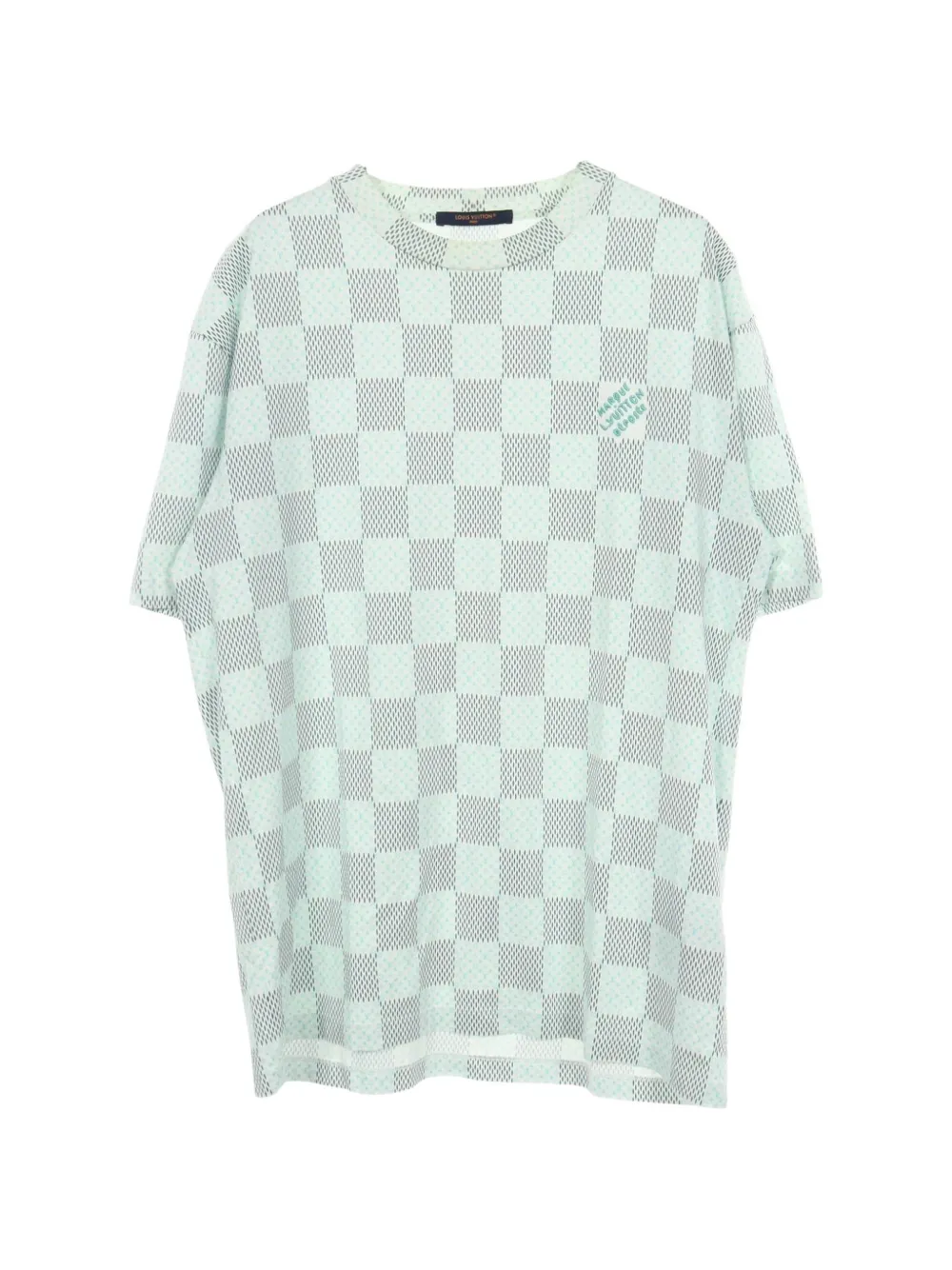 Louis Vuitton Pre-Owned t-shirt Damier Monogram (années 2000) - Blanc
