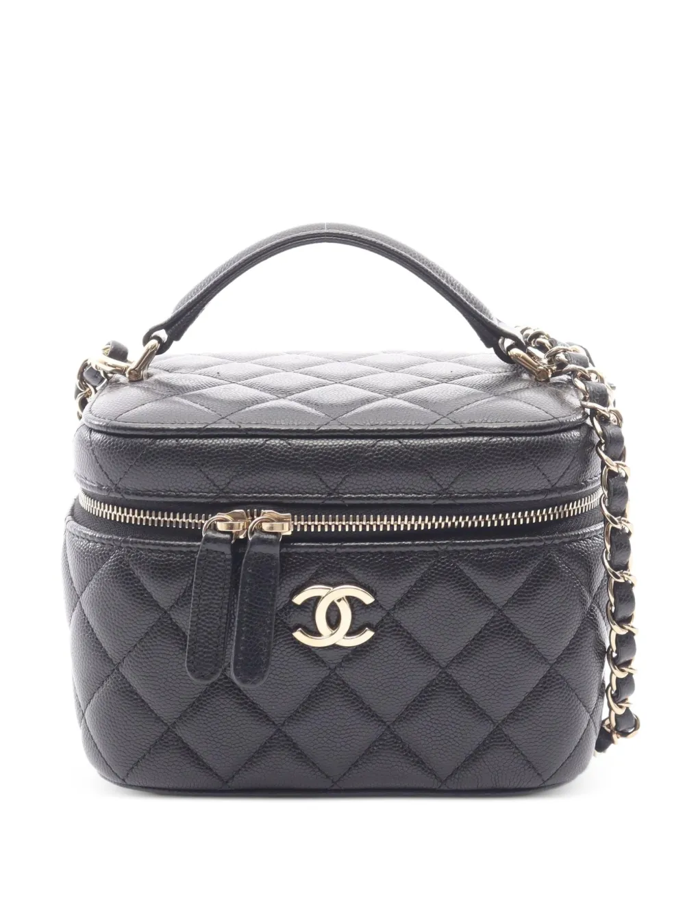CHANEL Pre-Owned Matelassé Caviar shoulder bag - Nero