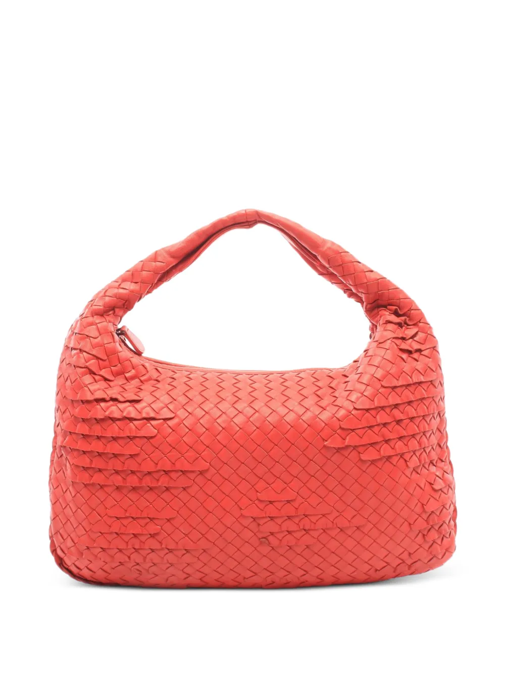 Bottega Veneta Pre-Owned 2010s Intrecciato Veneta Schultertasche - Rot