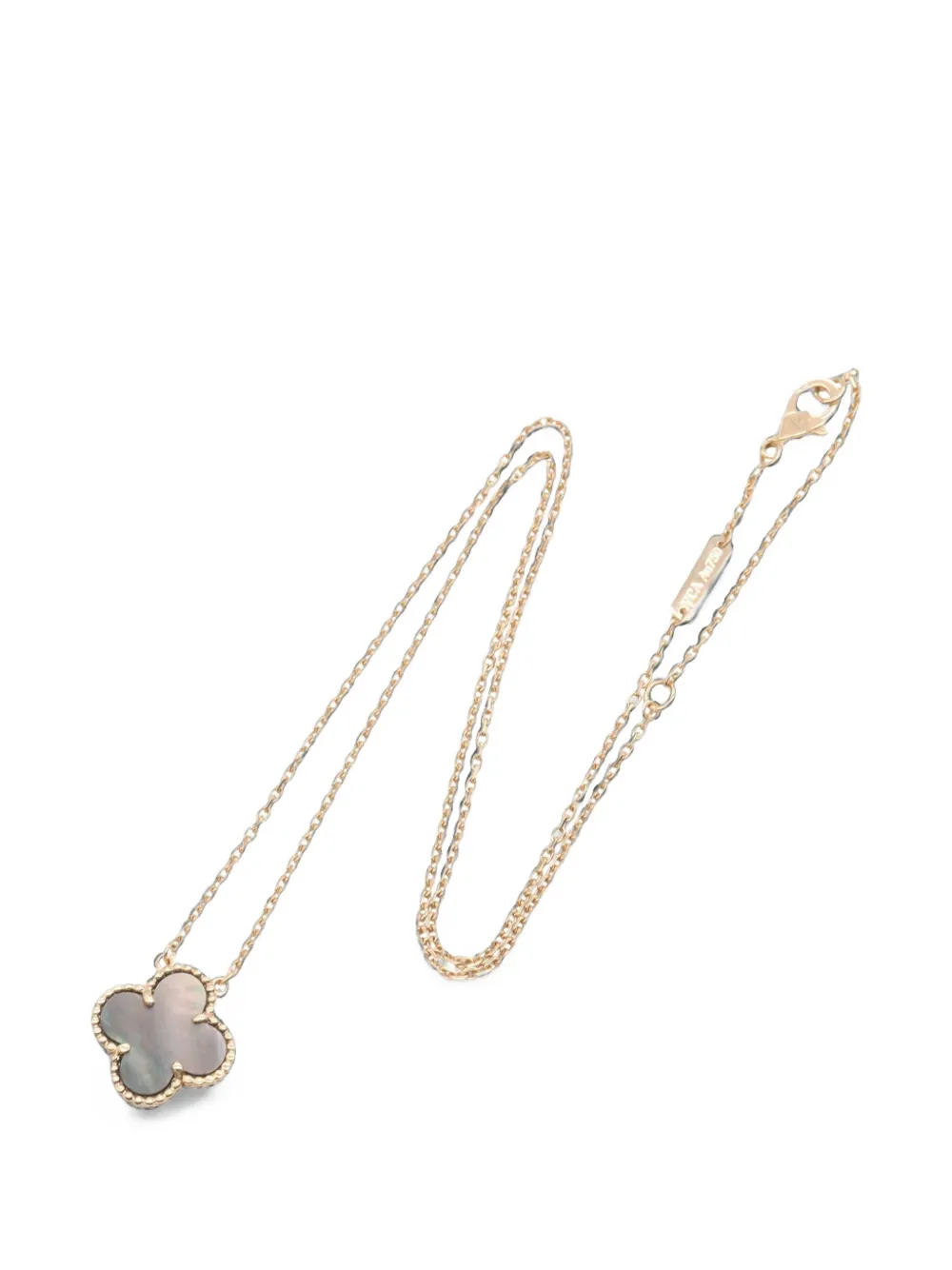 Van Cleef & Arpels Pre-Owned 2010s Vintage Alhambra mother-of-pearl necklace - Oro