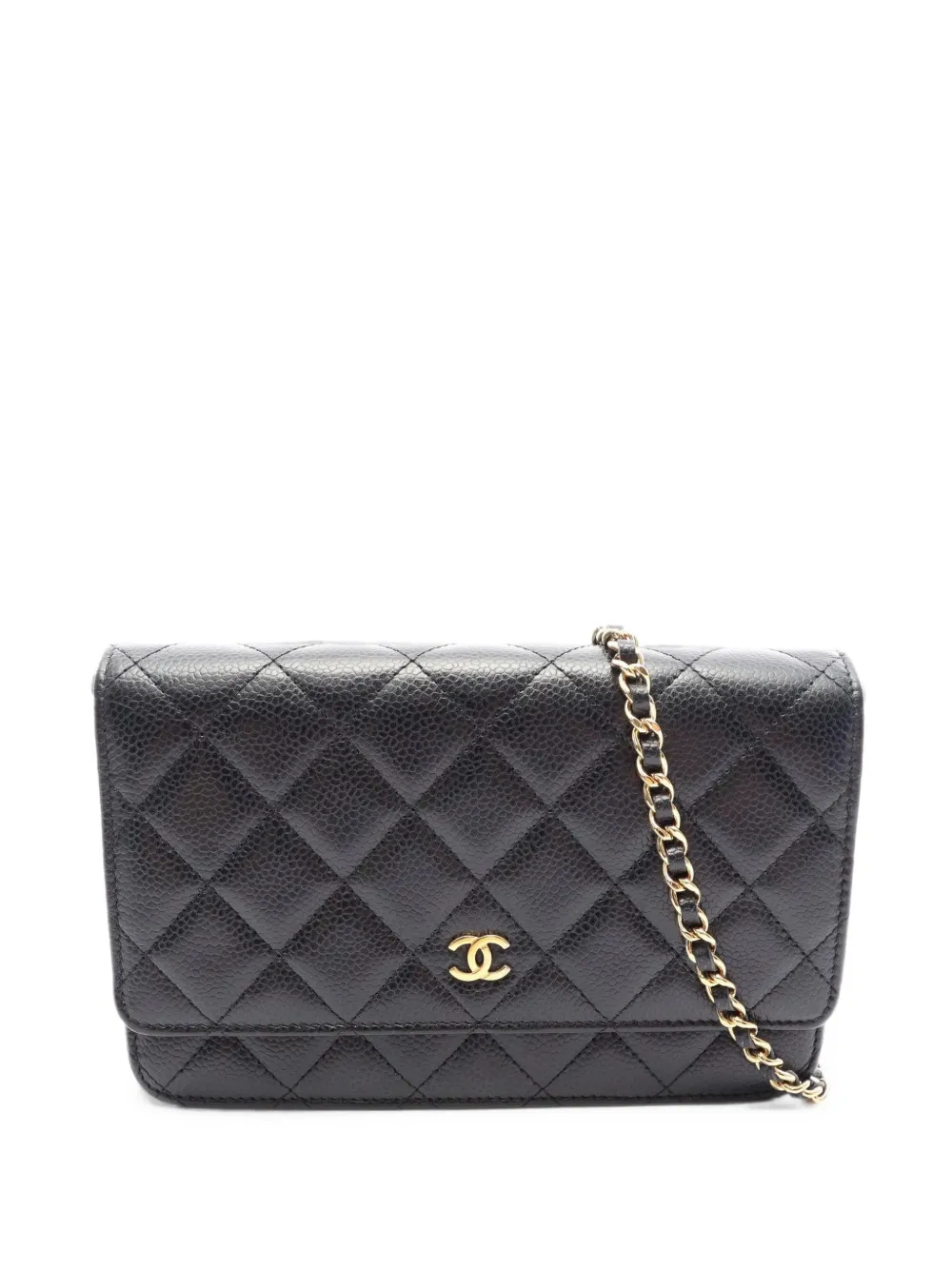 CHANEL Pre-Owned 2016-2017 Matelassé-Schultertasche - Schwarz