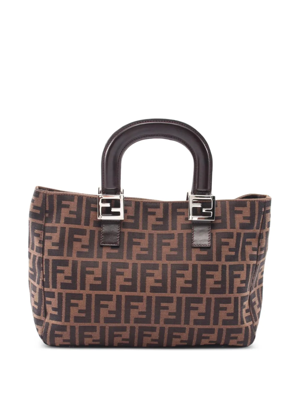 Fendi Pre-Owned 2010s Zucca Tote Bag - Braun